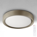 Brilagi - Candeeiro de tecto dimável MATTEO LED/60W/230V 3000-6500K Ø 51,5 cm taupe + controlo remoto
