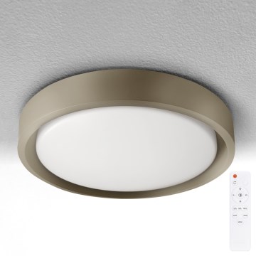 Brilagi - Candeeiro de tecto dimável MATTEO LED/60W/230V 3000-6500K Ø 51,5 cm taupe + controlo remoto