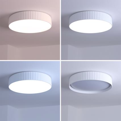 Brilagi - Candeeiro de teto dimerizável LUCIA LED/48W/230V 3000-6500K Ø 41 cm branco + controlo remoto