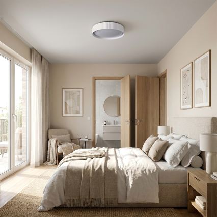 Brilagi - Candeeiro de teto dimerizável LUCIA LED/48W/230V 3000-6500K Ø 41 cm branco + controlo remoto