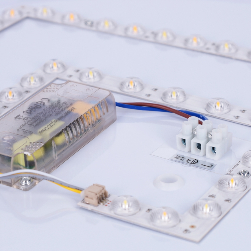 Brilagi - Candeeiro de tecto LED dimerizável LUCIA LED/60W/230V 3000-6500K diâmetro 59 cm branco + comando remoto