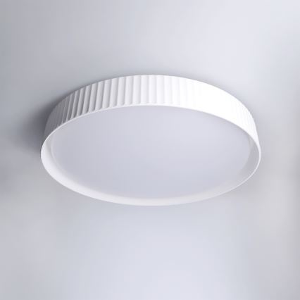 Brilagi - Candeeiro de tecto LED dimerizável LUCIA LED/60W/230V 3000-6500K diâmetro 59 cm branco + comando remoto