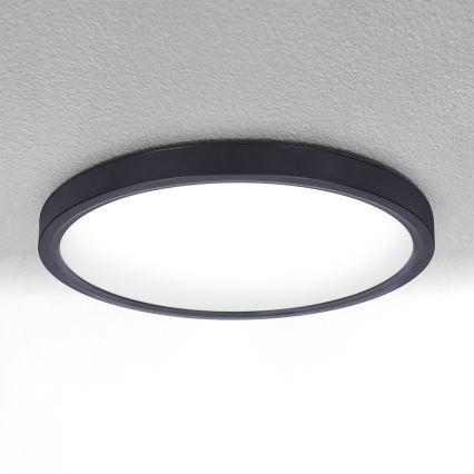Brilagi - Luminária de teto LED ESTELA LED/18W/230V Ø 30 cm preta