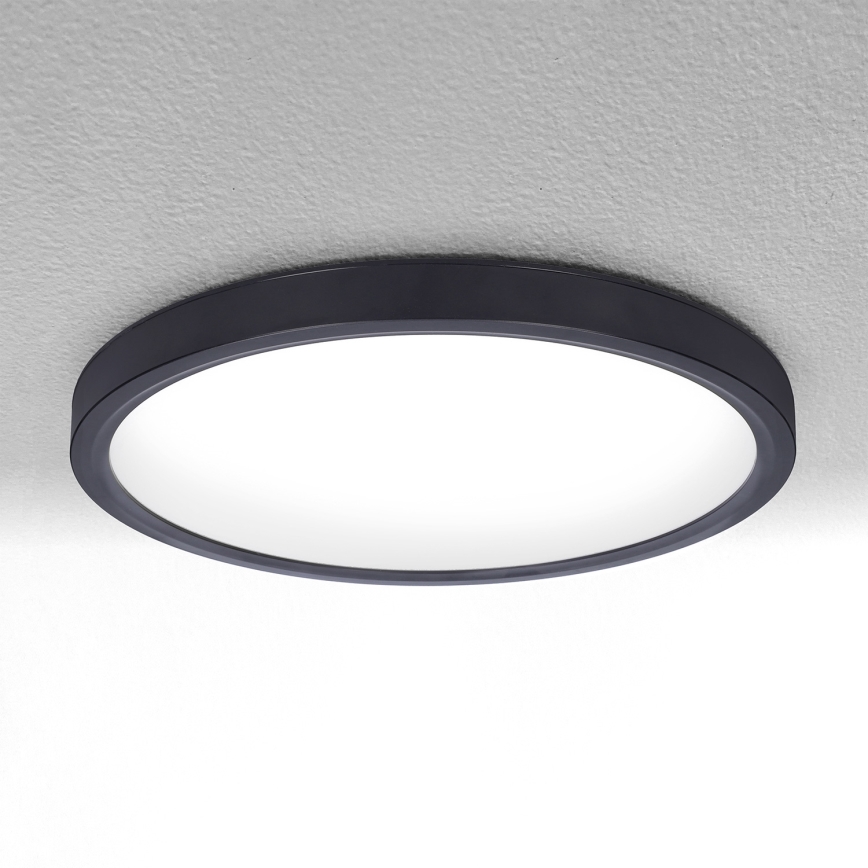 Brilagi - Luminária de teto LED ESTELA LED/18W/230V Ø 30 cm preta