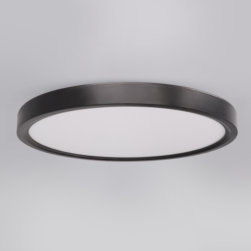 Brilagi - Luminária de teto LED ESTELA LED/18W/230V Ø 30 cm preta