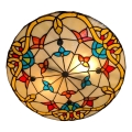 Brilagi - Candeeiro de tecto estilo Tiffany em vitral MIRABELLA 3xE27/60W/230V, diâmetro 40 cm