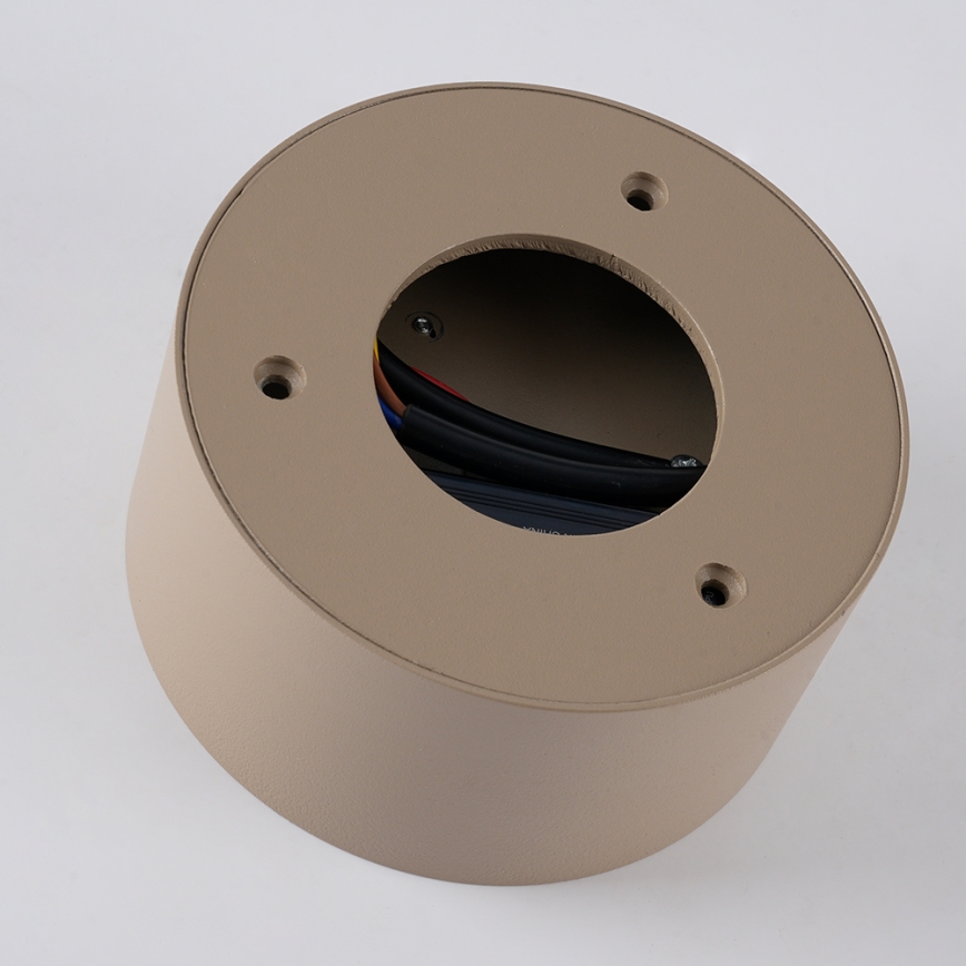 BRILAGI - Luminária de teto LED para exterior FORIS LED/20W/230V diâmetro 15 cm bege IP44