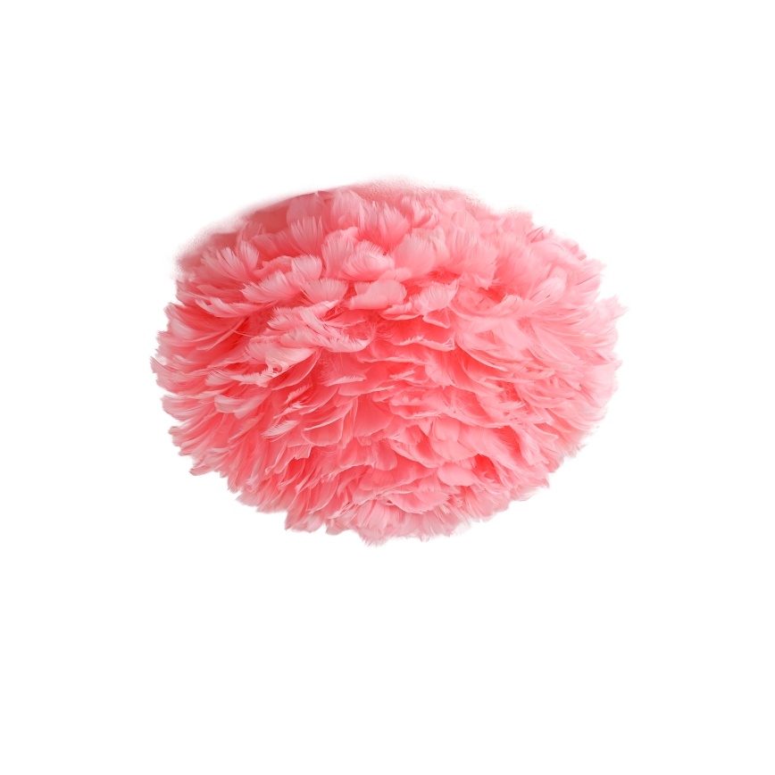 Brilagi - Candeeiro de tecto FEATHER 3xE27/40W/230V diâmetro 50 cm rosa