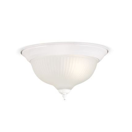 BRILAGI - Candeeiro de tecto FRESCO 2xE27/40W/230V, Ø 28 cm, branco