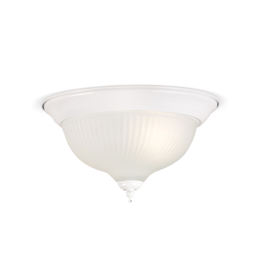 BRILAGI - Candeeiro de tecto FRESCO 2xE27/40W/230V, Ø 28 cm, branco