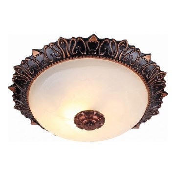 Brilagi - Candeeiro de tecto FRESCO 2xE27/40W/230V Ø 30 cm, acabamento bronze