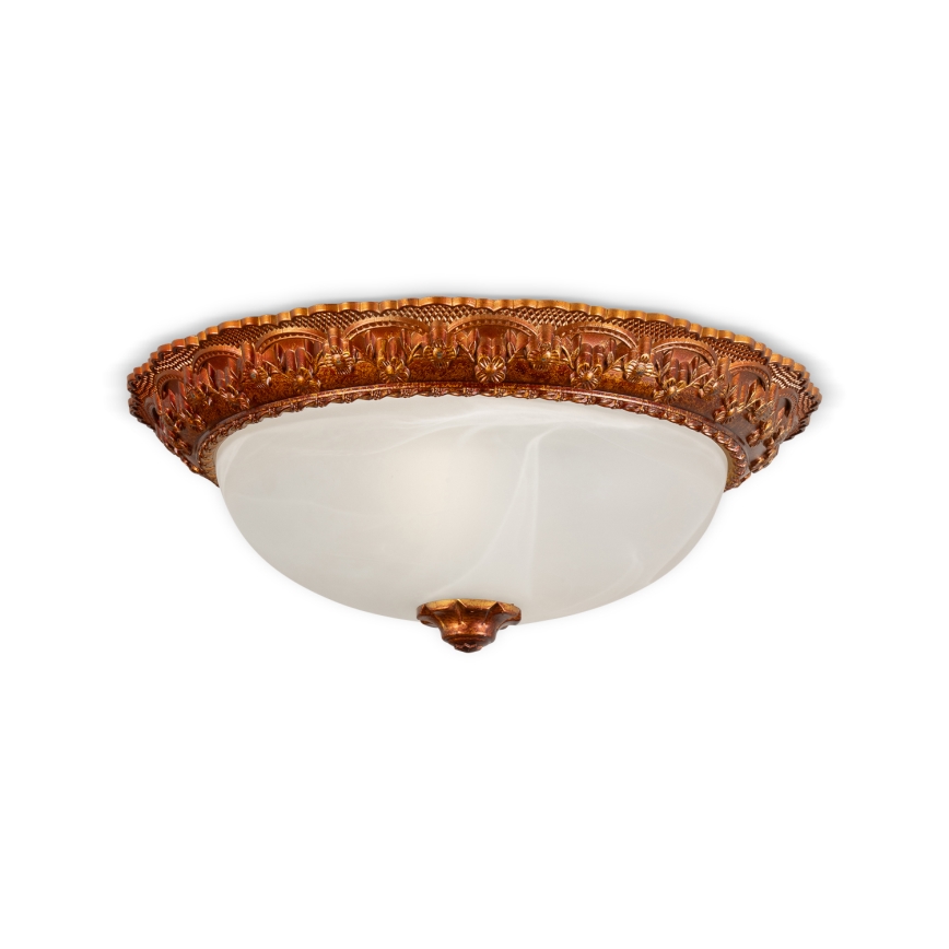 BRILAGI - Candeeiro de tecto FRESCO 2xE27/40W/230V Ø 30 cm dourado