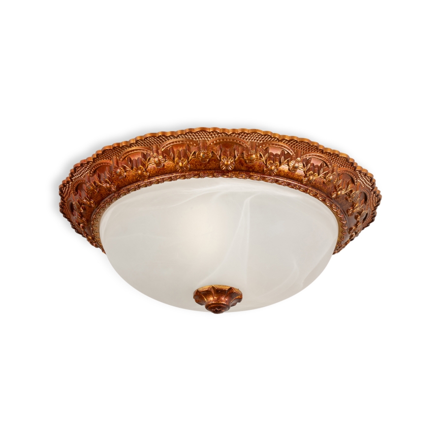 BRILAGI - Candeeiro de tecto FRESCO 2xE27/40W/230V Ø 30 cm dourado