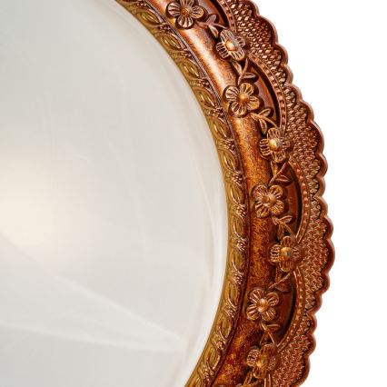 BRILAGI - Candeeiro de tecto FRESCO 2xE27/40W/230V Ø 30 cm dourado