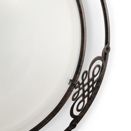 BRILAGI - Candeeiro de tecto FRESCO 2xE27/40W/230V Ø 43 cm castanho
