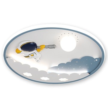 BRILAGI - Candeeiro de tecto infantil LED dimerizável ASTRO LED/43W/230V 3000-6000K Ø 49 cm + controlo remoto
