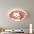 BRILAGI - Candeeiro de tecto infantil LED dimerizável BUNNY LED/83W/230V 3000-6000K diâmetro 49 cm + comando remoto