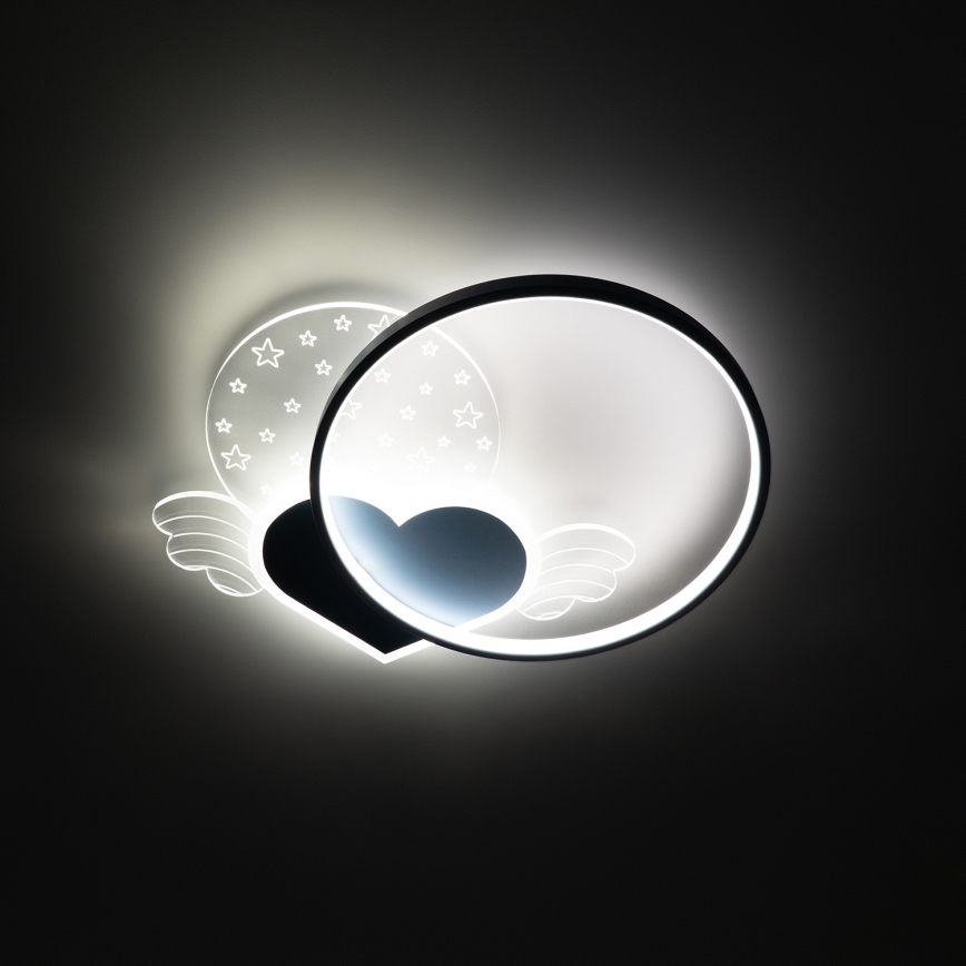 Brilagi - Candeeiro de tecto infantil LED LOVE LED/48W/230V 3000/4500/6000K azul