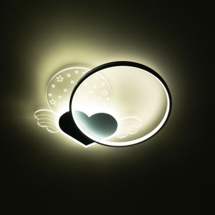 Brilagi - Candeeiro de tecto infantil LED LOVE LED/48W/230V 3000/4500/6000K azul