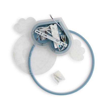 Brilagi - Candeeiro de tecto infantil LED LOVE LED/48W/230V 3000/4500/6000K azul