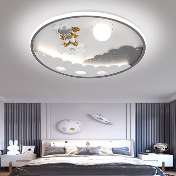 Brilagi - Candeeiro de tecto infantil LED regulável ASTRO LED/68W/230V 3000-6000K Ø 49 cm + controlo remoto