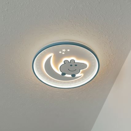 Brilagi - Candeeiro de tecto infantil LED PIGGY LED/70W/230V 3000/4500/6000K Ø 45 cm