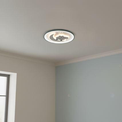 Brilagi - Candeeiro de tecto infantil LED PIGGY LED/70W/230V 3000/4500/6000K Ø 45 cm