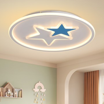 Brilagi - Candeeiro de tecto infantil STARS LED/35W/230V Ø 53 cm
