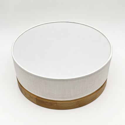 Brilagi - Candeeiro de tecto LED BELLADONNA LED/20W/230V Ø 30 cm branco/carvalho