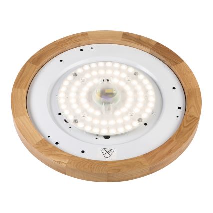 Brilagi - Candeeiro de tecto LED BELLADONNA LED/36W/230V Ø 40 cm branco/carvalho