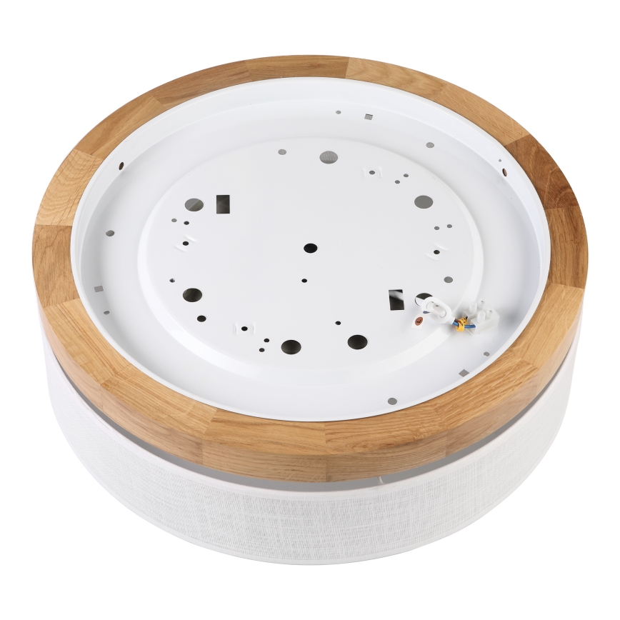 Brilagi - Candeeiro de tecto LED BELLADONNA LED/36W/230V Ø 40 cm branco/carvalho