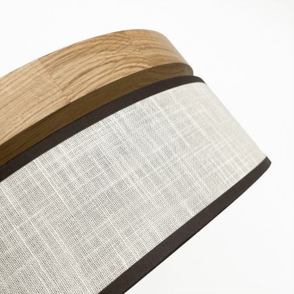 Brilagi - Candeeiro de tecto LED BELLADONNA LED/36W/230V, Ø 40 cm, creme/carvalho