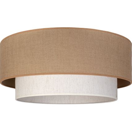 Brilagi - Candeeiro de tecto LED BOHO ECO 1xE27/10W/230V Ø 40 cm bege/creme