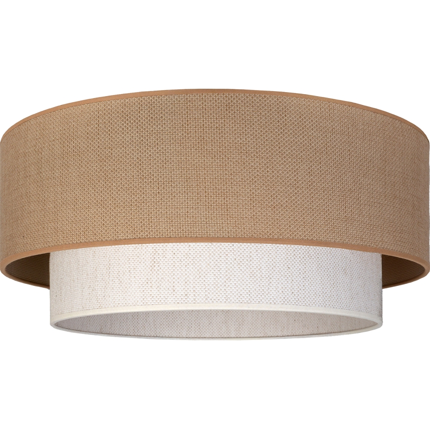 Brilagi - Candeeiro de tecto LED BOHO ECO 1xE27/10W/230V Ø 40 cm bege/creme