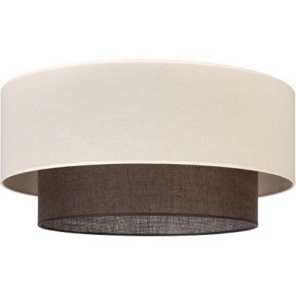 Brilagi - Candeeiro de tecto LED BOHO STYLE 3xE27/15W/230V Ø 60 cm creme/castanho
