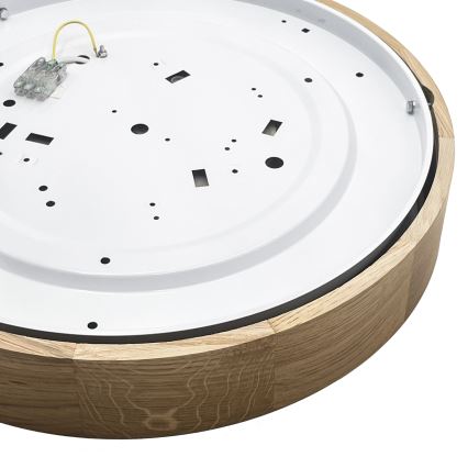 Brilagi - Candeeiro de tecto LED CARVALHO LED/36W/230V em carvalho, diâmetro 47,5 cm