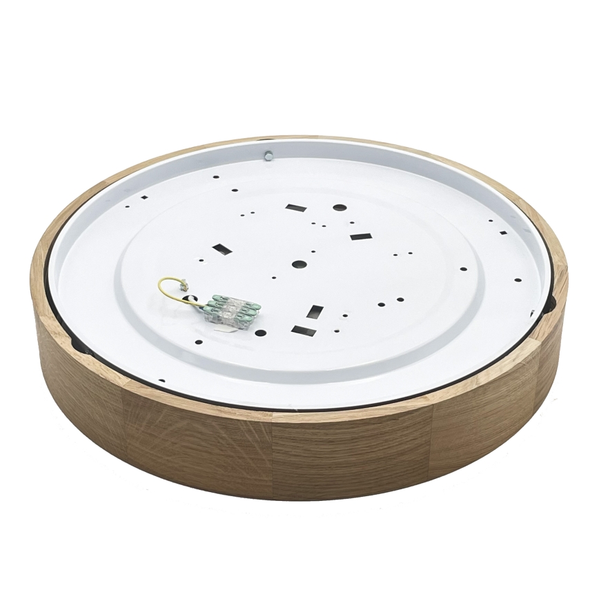 Brilagi - Candeeiro de tecto LED CARVALHO LED/36W/230V em carvalho, diâmetro 47,5 cm