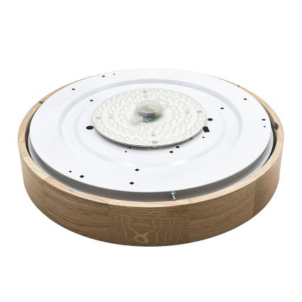 Brilagi - Candeeiro de tecto LED CARVALHO LED/36W/230V em carvalho, diâmetro 47,5 cm