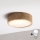Brilagi - Candeeiro de tecto LED CARVALHO MODERN 1xE27/60W/230V, diâmetro 27,5 cm, acabamento em carvalho