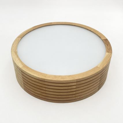 Brilagi - Candeeiro de tecto LED CARVALHO MODERN 1xE27/60W/230V Ø 27,5 cm carvalho