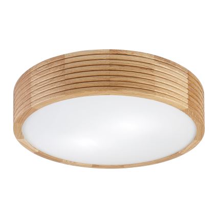 Brilagi - Candeeiro de tecto LED CARVALHO MODERN, 2xE27/60W/230V, Ø 37,5 cm, carvalho