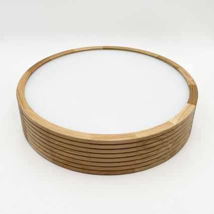 Brilagi - Candeeiro de tecto LED CARVALHO MODERN, 2xE27/60W/230V, Ø 37,5 cm, carvalho