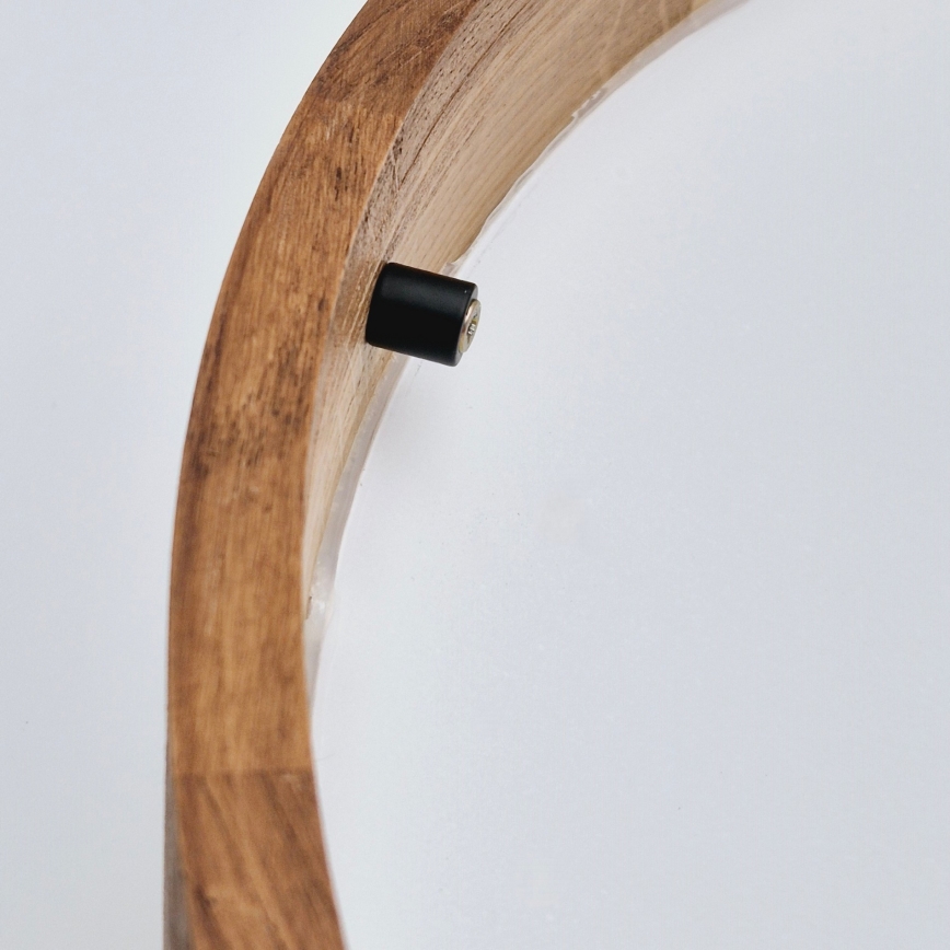 Brilagi - Candeeiro de tecto LED CARVALHO SLIM 3xE27/15W/230V em carvalho/cerejeira Ø 47 cm