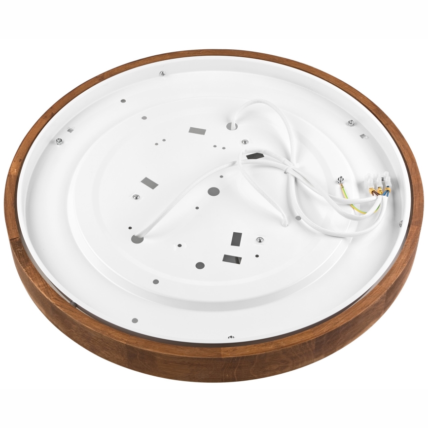 Brilagi - Candeeiro de tecto LED CARVALHO SLIM 3xE27/15W/230V em carvalho/cerejeira Ø 47 cm