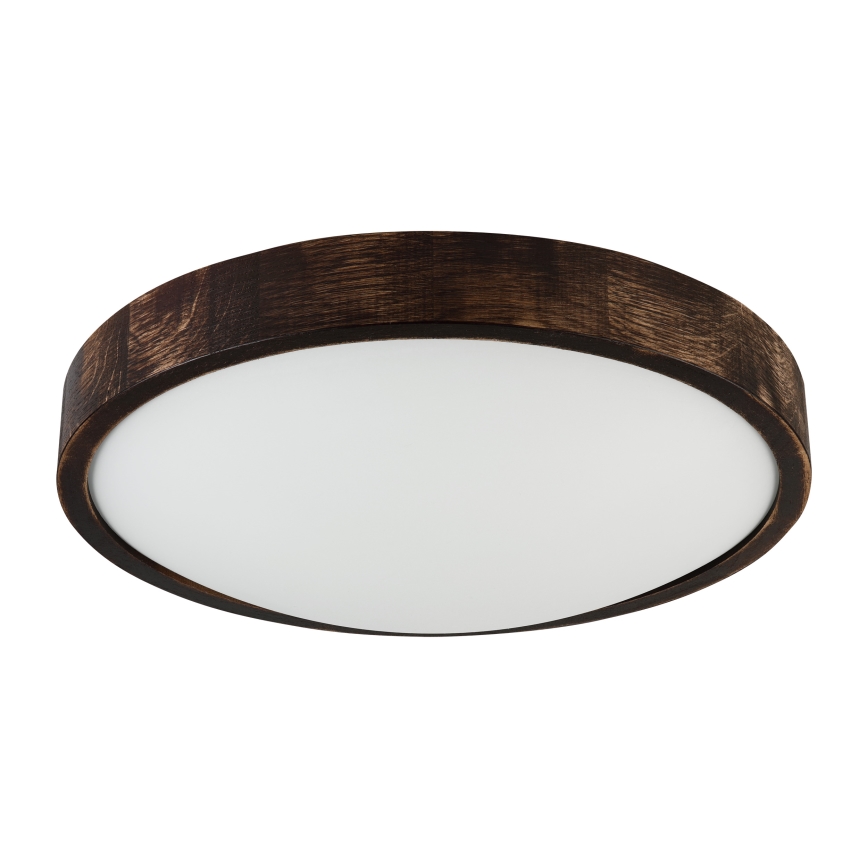 Brilagi - Candeeiro de tecto LED CARVALHO SLIM SMOKEY LED/36W/230V carvalho Ø 37,5 cm
