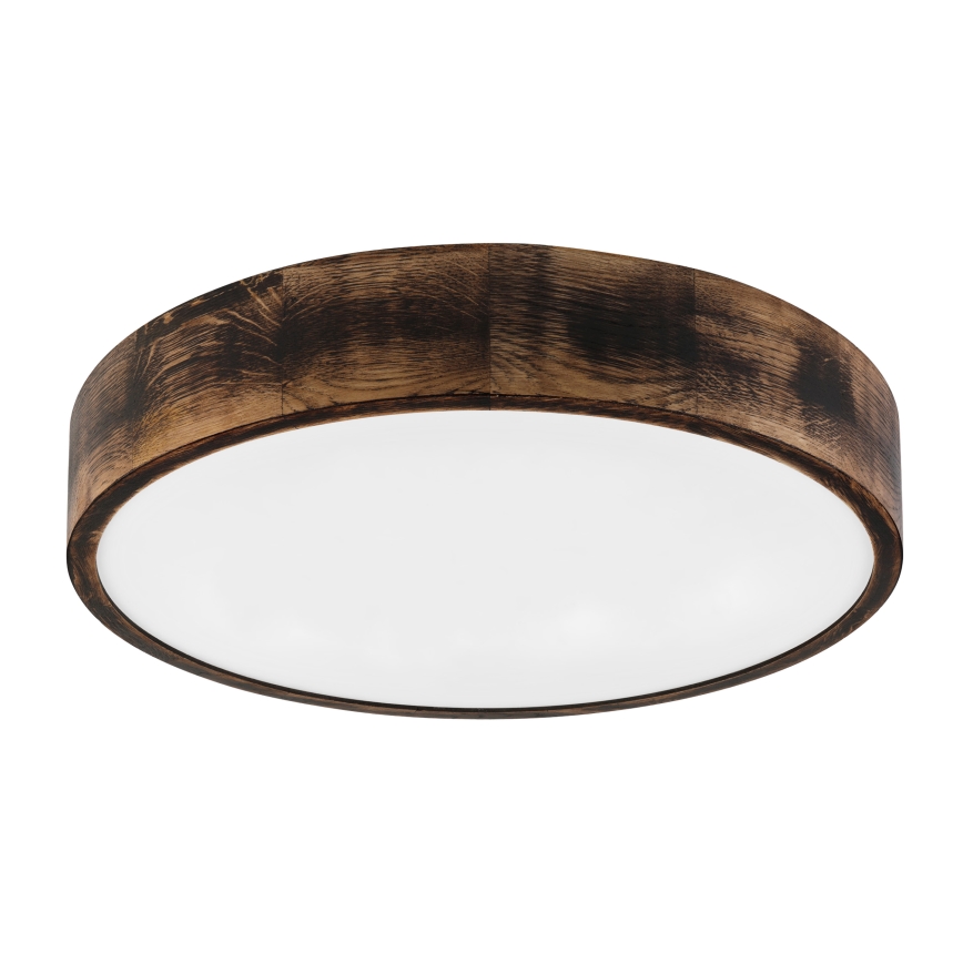 Brilagi - Candeeiro de tecto LED CARVALHO SMOKEY LED/36W/230V carvalho, diâmetro 47,5 cm