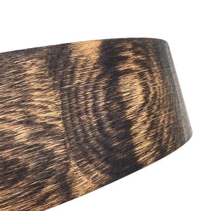 Brilagi - Candeeiro de tecto LED CARVALHO SMOKEY LED/36W/230V carvalho, diâmetro 47,5 cm