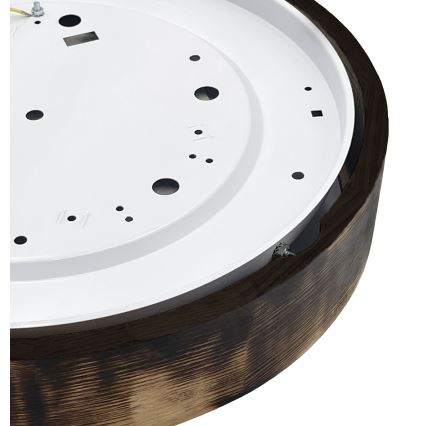 Brilagi - Candeeiro de tecto LED CARVALHO SMOKEY LED/36W/230V carvalho, diâmetro 47,5 cm