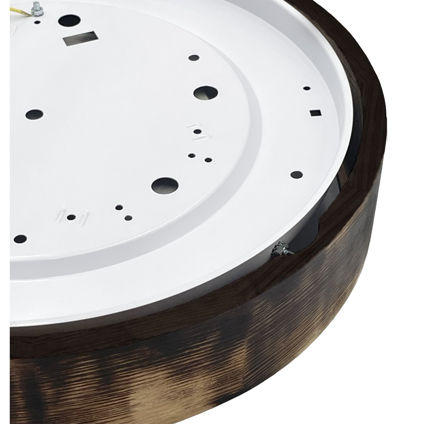 Brilagi - Candeeiro de tecto LED CARVALHO SMOKEY LED/36W/230V carvalho, diâmetro 47,5 cm