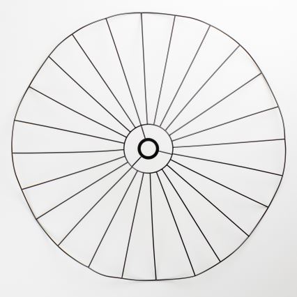 Brilagi - Candeeiro de tecto LED de montagem em superfície CERIA WIRE 1xE27/40W/230V diâmetro 80 cm preto